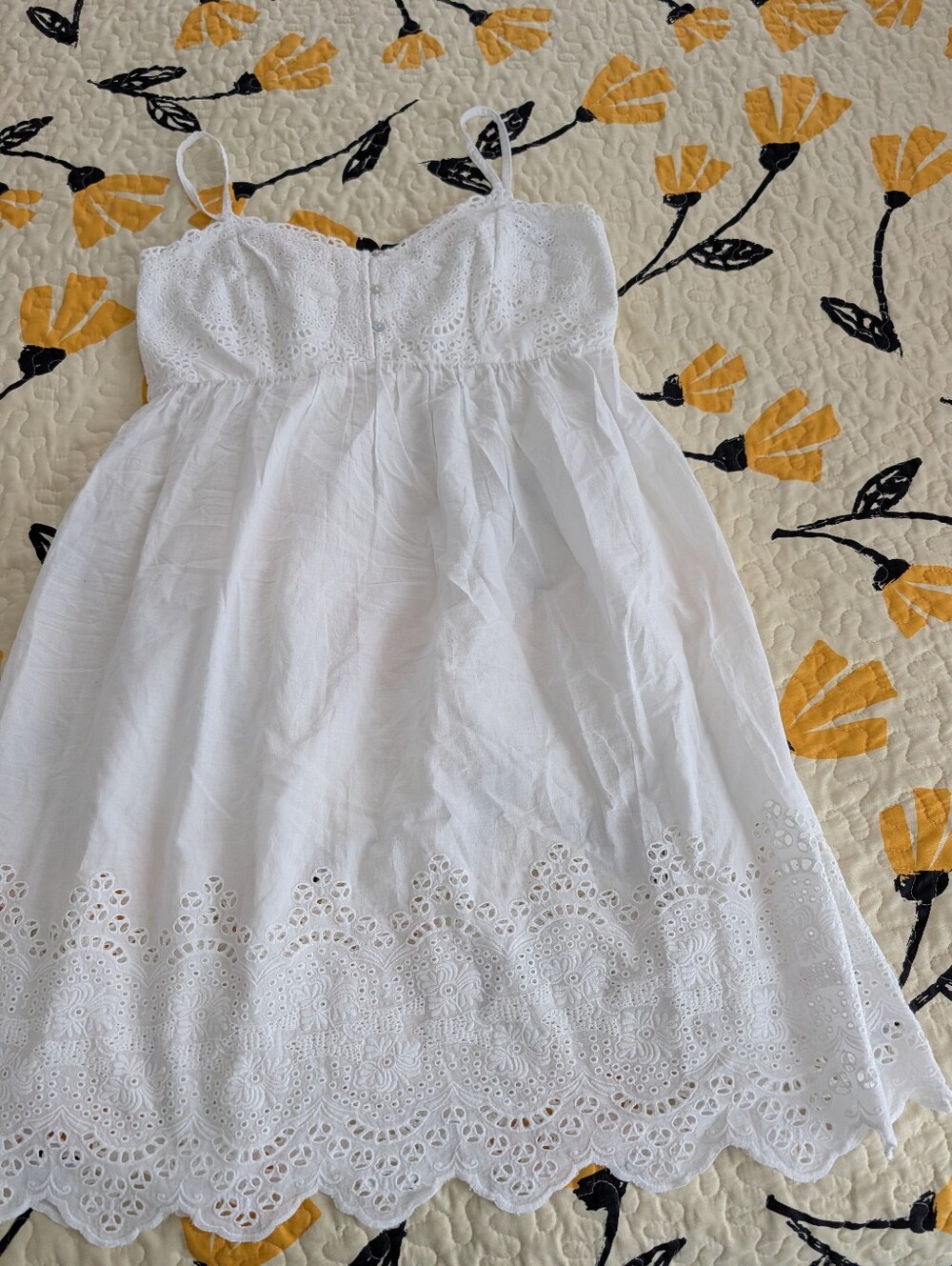 Rachel Ashwell White 100% Nightgown Size L - Picture 2 of 13